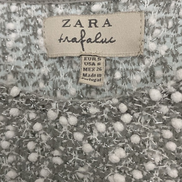ZARA Trafaluc Textured Lightweight Sweater with Sparkle, Size S - Picture 5 of 7